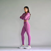 Hot Seamless apparel Top & Bottom (Pink)